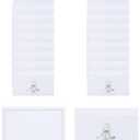 ANFAN 20 Pcs Name Tags with Pins, Clear Plastic Pin Badge Holder (3.54x2.16 Inch) with Inserts, Reusable PVC Name Tag for Conference, Event & Office