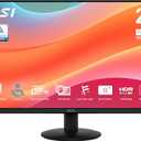 msi PRO MP242L 24-inch IPS 1920 x 1080 (FHD) Computer Office Monitor, 100Hz, Adaptive Sync, HDMI, DisplayPort, Tilt, 4-Side Slim Bezel 1ms, Black