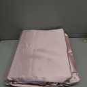 Juicy Couture Full Size Silk Satin Bed Sheet Set, Deep Pocket Silky Full Sheet Set with 1 Fitted Sheet, 1 Flat Sheet and 2 Pillow Case, Wrinkle Resistant and Anti Pilling Bed Sheets - Pink