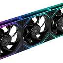 Thermalright TL-M12Q X3 120mm PC Case Fans, 2000RPM, 68.9CFM, 3-Pack | Clean Daisy Chain Wiring, PWM/ARGB Sync, Infinity Mirror Lighting
