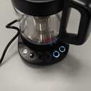 Viant Luxury Tea Set. Electric Kettle with Infuser for Loose Leaf And Ceramic Serving Set. Teapot and Cup Set with Wooden Tray. Excellent Gift Idea For Tea Lovers.