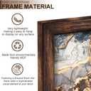 Fxojyvo Engineered Wood 24x30 Picture Frame, Brown Frame for 24 x 30 Inch Picture Poster Photo, Light Weight 24 by 30 Frame with Wood-grain for Wall - 1 Pack/Brown/24 x30
