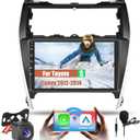 2+64GB Wireless Carplay Radio Android 13 for Toyota Camry 2012-2014 Fuluku with Carplay Android Auto, 10.1 Inch Touch Screen Car Stereo GPS/WiFi/32EQ DSP/Bluetooth 5.0/SWC/Mic Backup Cam