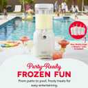 Dash Slushy & Frozen Drink Maker - Slushy Machine for Home, 32 Oz Countertop Frozen Drink Machine & Slushie Maker with Drip-Free Dispensing - Easy-Clean, Includes 4 Cups, Straws & Recipe Guide