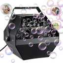 Theefun Bubble Machine: 750ML Metal Automatic Bubble Maker for Toddlers and Kids, Portable Professional Bubble Blower Operated by Plug-in Bubble Toys for Parties Weddings Indoor and Outdoor Use