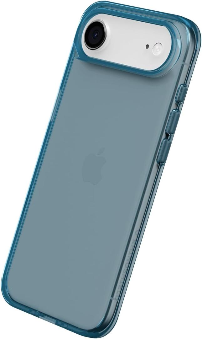 RhinoShield Clear Case Compatible with iPhone Air | Transparent Protective Phone Case, Exceeds Military Drop Standards, Scratch Resistant, Shockproof, Trendy Colors - Nocturne Blue