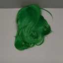 Short Green wig for women Green wavy green wig women costume synthetic wig 14inches for tatsumaki costume wig for women (3325-1)