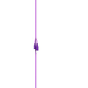 CCY-USB X 10 FT BRAIDED CABLE - PURPLE