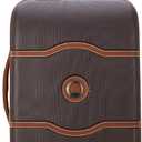 DELSEY PARIS Chatelet Air 2.0 Hardside Luggage with Spinner Wheels, Chocolate Brown, Carry on 19 Inch