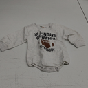 Honganda Newborn Infant Baby Boy Girl On Sundays We Watch Football with Daddy Bodysuit Funny Romper Sweatshirt 3-6mos.