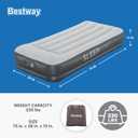 SLEEPLUX Durable Inflatable Air Mattress with Built-in Pump, Pillow and USB Charger