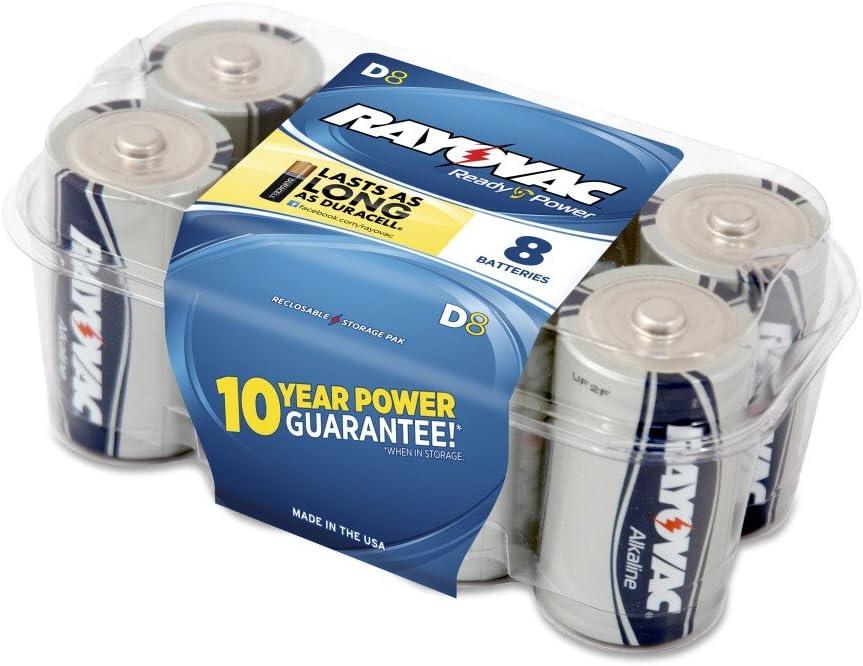 Rayovac D8 8 count "D" batteries