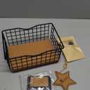 Coffee Pod Holder for Counter and Bar - Large Capacity Black Wire Storage Organizer With Cork Liner - Bar Accessories