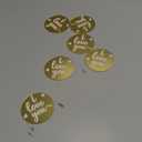 BEISHIDA 10pcs I Love You Cupcake Topper Love You Cupcake Decoration Heart Acrylic Cupcake Discs Mirror Topper Valentine Mothers' Day Cupcake Decors Wedding Anniversary Engagement Mothers' Day,Round-iloveu