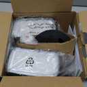 UME 19W LED Flood Light Motion Sensor Outdoor, 2 Adjustable Head, 2000LM, 5000K, IP65 Waterproof, Dusk to Dawn Security Light with Photocell for Exterior,Outside,Garage,House(Black) (1pack)