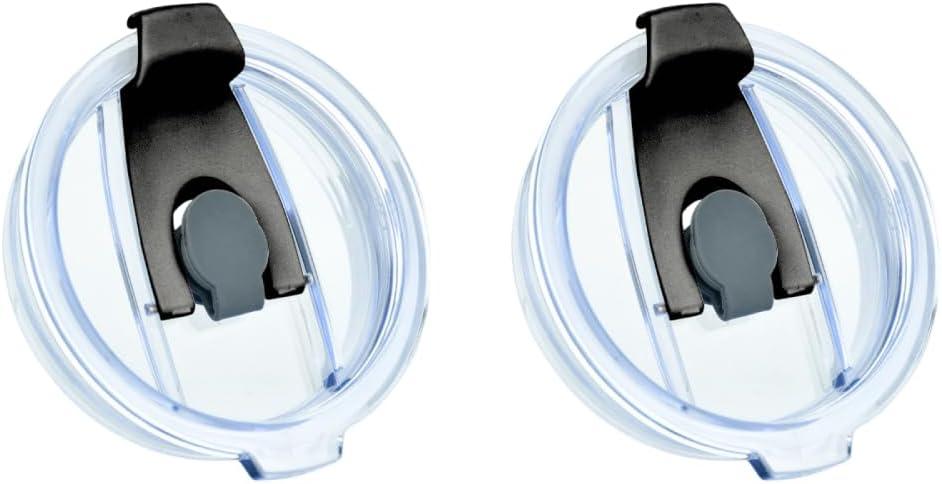 2 - Pack Lid Replacement 40 oz for Stanley 40oz Tumbler with Handle, Cup Lids for Stanley Cup Accessories,Black