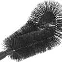 Flexible Bendable Gutter Brush Head with Steel Wire for Efficient Debris Removal Drainage Systems Tool