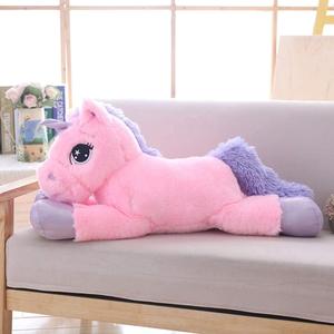24" Big Unicorn Stuffed Animal, Giant Animal Plush Pillow Unicorn Body Hugging Pillow for Girls, Gift for Christmas Birthday Valentine's Day (Pink)