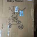 ANNA QUEEN 2 in 1 Baby Stroller,Folding High Landscape Infant Stroller,Reversible Pram, Convertible Pushchair for Infants and Newborns 0-36 Months