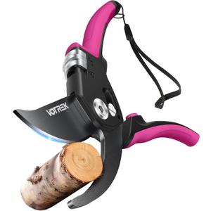 VOTREK Garden Shears, Patented Stepless Handle Opening for All Hand Sizes