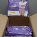 Amazon Basics Incontinence Underwear for Women, Protective, Disposable, Postpartum, Maximum Absorbency, Large, Lavender, 54 Count (3 Packs of 18)