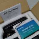 Fingerprint Door Lock Biometric Door Knob with Keypad Keyless Entry, 5-in-1 Door Locks for Bedrooms(Fingerprint/App/Code/Key/IC Card), Home Hotel Office Apartment Black