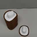 Foilswirl 24 Pcs Mini Cowboy Rodeo Hats 3.94 Inch Mini Western Cowgirl Small Cute Doll Miniature Cowboy Hats Decorations Accessories for Pretend Play Dollhouse Birthday Party Decor