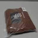 SUUKSESS Women Mesh Off The Shoulder Tops Sexy Going Out Ruched Foldover Shirt Summer Outfits (Brown, M)