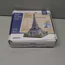 Paris Eiffel Tower Model Building Blocks Micro Brick Architecture Landmark for Display Fun Construction Gift for Kids & Adults