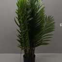 VEVOR Artificial Palm Tree, 6 FT Tall Faux Plant, Secure PE Material & Anti-Tip Tilt Protection Low-Maintenance Plant, Lifelike Green Fake Tree for Home Office Warehouse Decor Indoor Outdoor