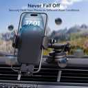 Phone Holders for Car, [Super Suction Cup] Car Phone Mount for Dashboard Windshield & Air Vent, Universal Car Accessories for iPhone 17/16/15, Samsung Galaxy, Most 4-7” Smartphones