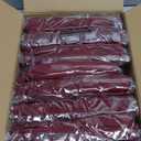 8Pcs Stretch Patio Cushion Covers, Outdoor Couch & Sofa Replacement Slipcovers for Patio Furniture Cushion Covers, Washable Reusable Furniture Protector (Square-large, Wine-red)