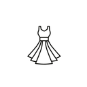 Watercolor Scuba Notched Strapless Fit & Flare Party Dress, Size XL