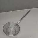 Strainer Skimmer Spoon for Cooking and Frying, 6.3 Inches Strainer with Handle Stainless Steel Kitchen Utensils Fryer Scoop Spoon
