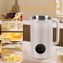 Nut Milk Juice Maker Machine, 40oz Homemade Soy, Almond, Oat, Coconut, Plant Based and Non Dairy Beverages, 8 in 1 Automatic Soybean Machine With Delay Start/Keep Warm/Boil Water