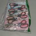 6 Packs Sewing Craft Scissors Bulk,8" Multipurpose Heavy Duty Sharp Scissors,Stainless Steel Shears for Home Office Student Supplies,Black