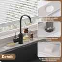 Faucet Mat for Kitchen Sink, Diatomite Quick Drying Tray , 20 Inch Kitchen Sink Splash Guard and Bathroom Stone Tray for Counter. Super Absorben.White. (20" x 4")