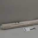 No Tools No Drill Cordless Roman Shades for Indoor Windows 100% Blackout, for Window Size 45" W  64" H Beige