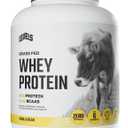 Levels Grass Fed Whey Protein Powder, No Artificials, 24G of Protein, Vanilla Bean, 5LB (BBD 03/25/28)
