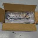 3 Pack Bifocal Reading Glasses for Women Men, Aviator Bi-focal Readers Glasses Dual Focal Eyewear +3.0 (3 Pairs: Gold + Silver + Black)