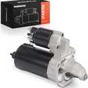 A-Premium Starter Motor Compatible with BMW 3-Series 318i/318is/318ti, 320i/323i/325i/328i, 323is/325is/328is, 5-Series 525i/525iT/528i, M3, Z3, 12V 1.4KW 9 Teeth CW, Replace# 12411714750