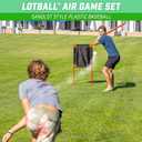 GoSports LotBall AIR Backyard Baseball Bat, Ball and Strike Zone Set - Plastic Baseball Game for Kids