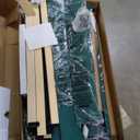 VECELO Twin Size Upholstered Platform Bed Frame with Fabric Headboard,Wooden Slats Support/No Box Spring Needed/Mattress Foundation,Dark Green