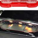 Korlot Engine Hood Vent Air Intake Moulding Cover Trim for 2021-2025 RAM 1500 TRX/RHO (Red)
