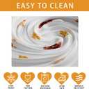 XCHI Fall Pumpkin Love Heart Football Maple Leaves Tablecloth Square Washable Table Covers for Home Party Decorations 60x60 Inch