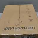 36W LED Tree Floor Lamp, Modern Dimmable Standing Lamp with Remote & Touch Control, 4 Color Temperatures, 3 Rotatable LED Light Floor Lamps for Living Room, Bedroom, Office (Black)