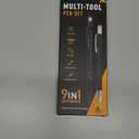 Stocking Stuffers for Men Adults, Gifts for Men 9 in 1 Multitool Pen, Mens Christmas Gifts for Dad, Boyfriend, Grandpa, Husband, Birthday Gifts for Men Who Have Everything, Birthday Gifts for Men (Black)