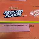Kellogg's Frosted Flakes Breakfast Cereal, Kids Cereal, Family Breakfast, Family Size, Strawberry Milkshake (6 Boxes) (EXP 06/11/26)