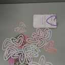 Tinlade 24 Set Valentines Day Bookmarks Jumbo Acrylic Heart Shape Paper Clips with Cards Cute Valentines Favor Heart Paperclips Gifts for Women Book Lovers Office Classroom Exchange Gift Supplies