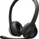 Logitech H390 Wired Headset for PC/Laptop, Stereo Headphones with Noise Cancelling Microphone, USB-A, in-Line Controls for Video Meetings, Music, Gaming and Beyond - Black